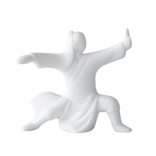 新中式太极古代功夫侠客人物摆件家居装饰工艺品武术协会学校礼品