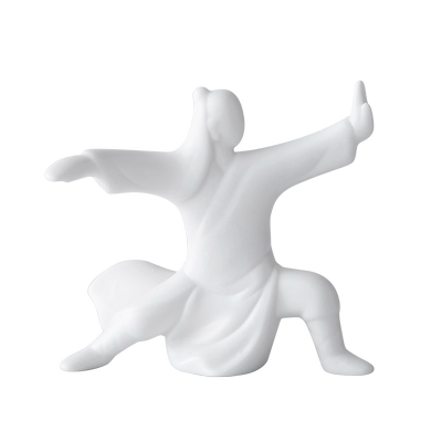 太极古代功夫武术侠客人物摆件