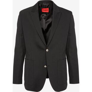 代购Hugo Boss男士西装保暖修身黑色羊毛商务正式外套爆款简约