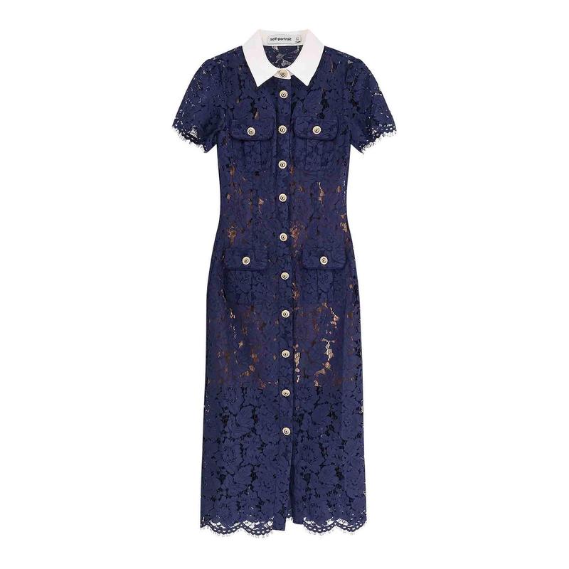 SelfPortrait连衣裙女修身显瘦透气舒适优雅大方日常百搭