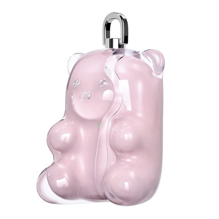 808FC小熊Airpodspro2苹果耳机壳硬胶透粉airpods4保护套可爱pro适配苹果三代四代耳机盒airpods3耳机保护套