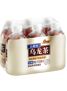 【U先】SUNTORY/三得利乌龙茶迷你版 无糖0脂小瓶350ml*6瓶