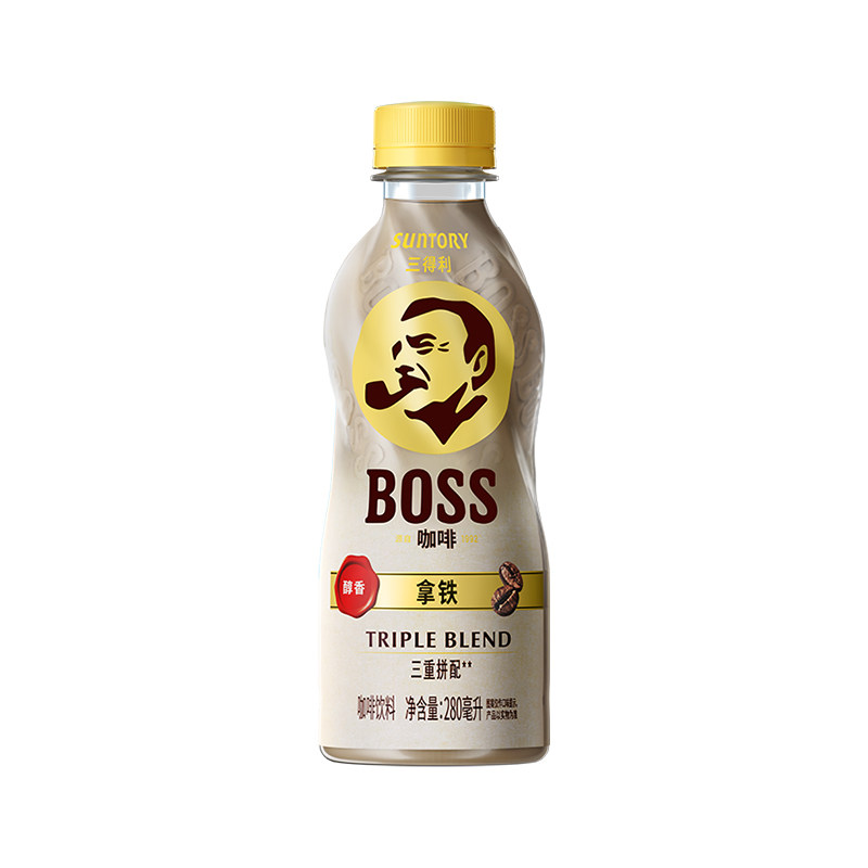 【天猫link派】三得利BOSS拿铁即饮咖啡香醇丝滑咖啡饮料280ml图片