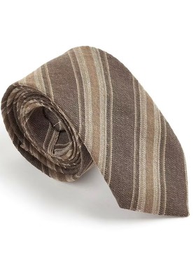 卡其色格纹手打款领带32cm男女生日系日系搭配领部配件jk学院风