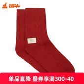 铜牛经典 红袜子女VW004 款 条纹女袜 四季