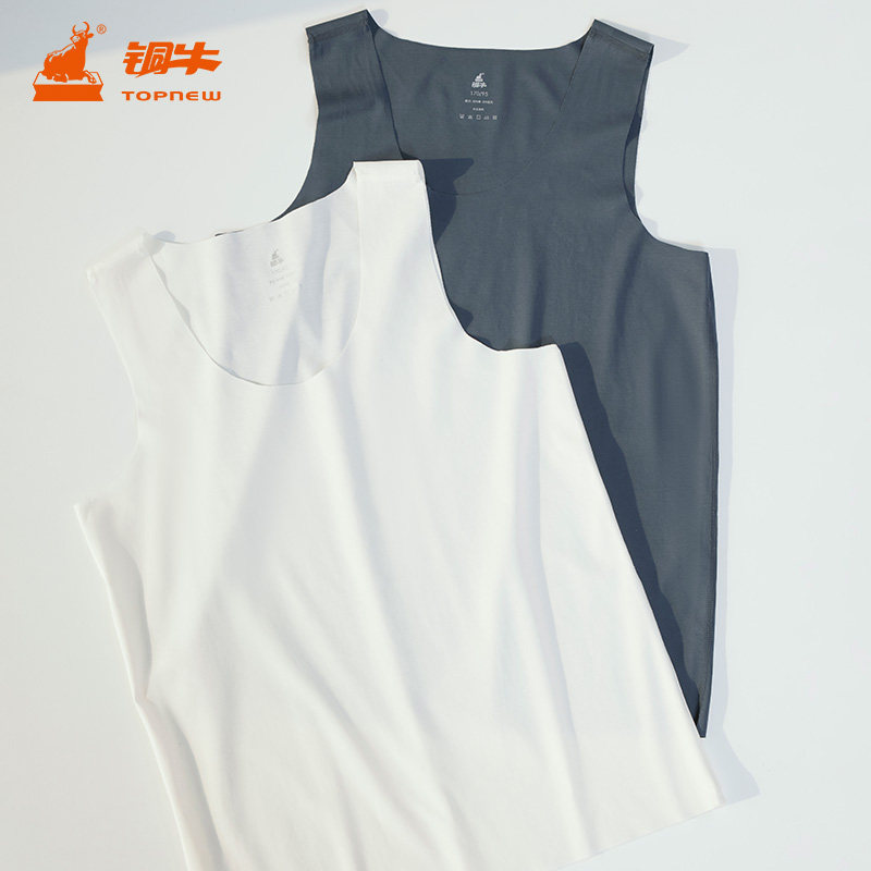 铜牛120支棉氨无痕男背