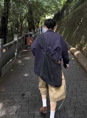 keep yourself 23ss*斜挎单肩牛仔包 clean fit包包