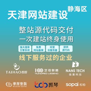 天津静海区网站建设开发定制 公司企业搭建设计官网 外贸站架设