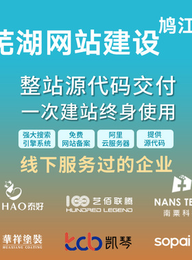 芜湖鸠江区网站建设开发定制 公司企业搭建设计官网 外贸站架设