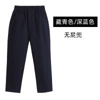 Khaki school uniform pants for primary school students, spring and autumn boys' casual girls' trousers, beige long pants for teenagers and children thumbnail 5