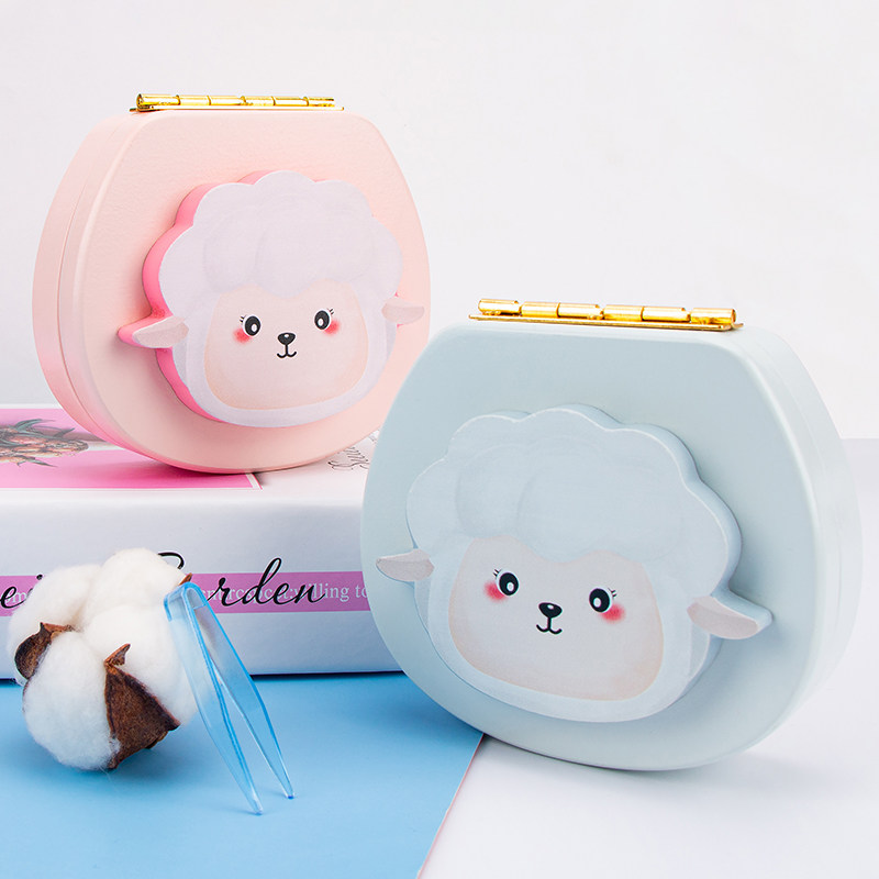 乳牙收纳盒女孩牙盒子装乳牙的牙齿小盒子纪念盒木质玩具收藏宝宝