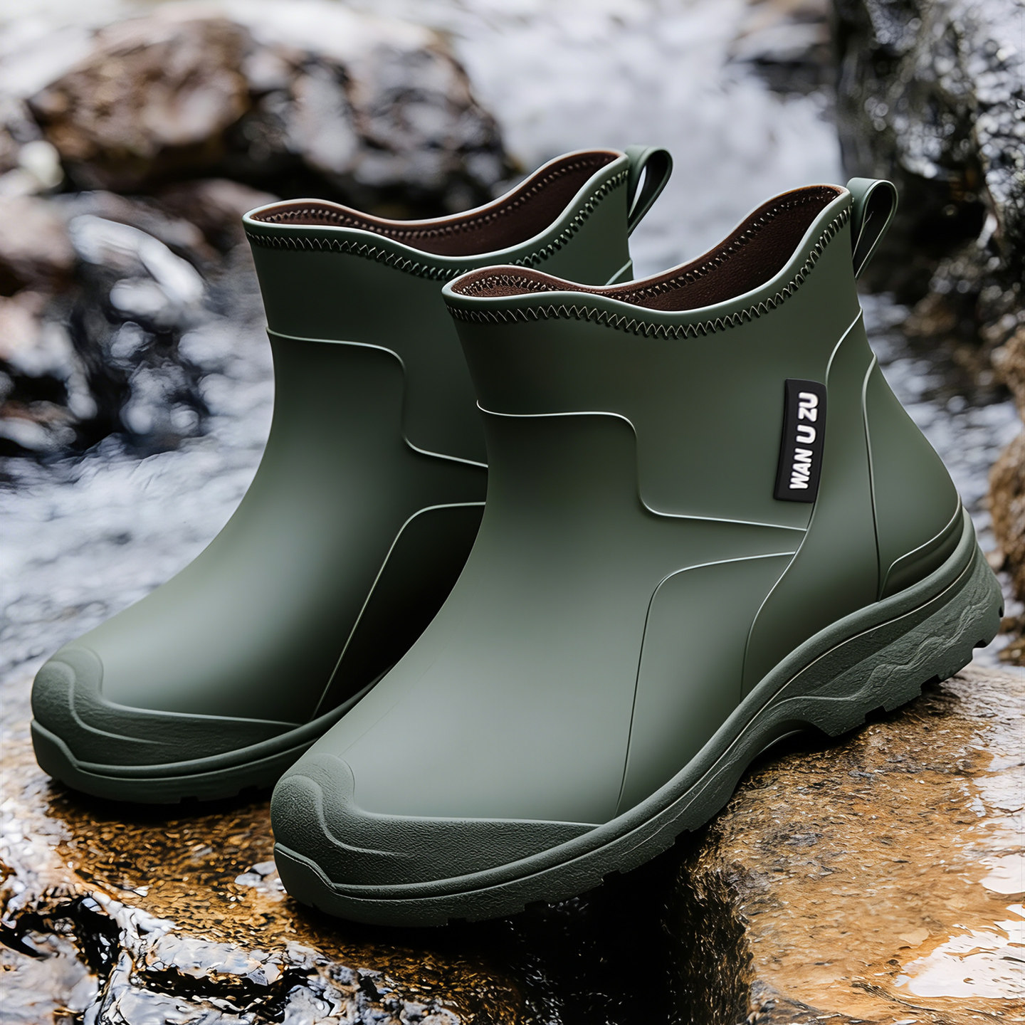 男士防水雨鞋2026新款防滑耐磨钓鱼胶鞋四季通用工作水鞋套筒雨靴