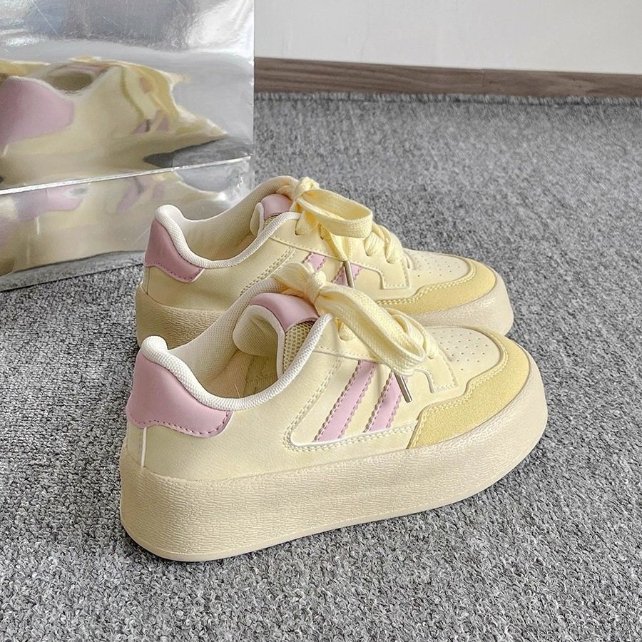 青岛福客来女鞋代工厂阿甘鞋女小白鞋2026新款春夏配裙子小众百搭,女鞋,休闲板鞋,淘宝优惠券,粉丝福利购,淘宝优惠卷