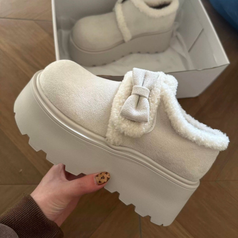 青岛福客来女鞋代工厂加绒松糕厚底勃肯棉鞋女冬季外穿2026新款小,女鞋,时尚雪地靴,淘宝优惠券,粉丝福利购,淘宝优惠卷