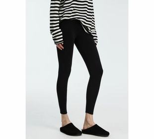 秋冬chao细纱线双针无痕一体220g高腰收腹打底裤