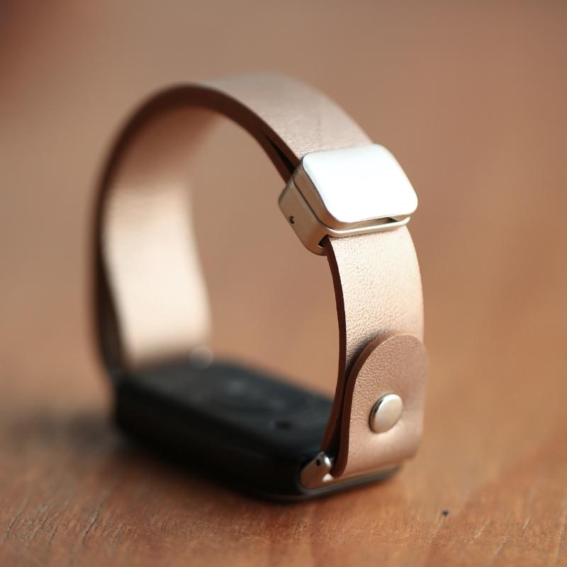 9NFC真皮牛皮表带男女通用