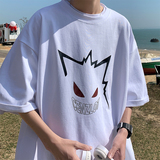 XZ213-T173-P25控38夏季大码印花T恤圆领卡通短袖，男装T恤，星座213
