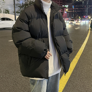 XZ213-MY20-P70控88港风大码纯色加厚棉服现货五万件持续出货！,粉色小香风上衣夏季穿搭图片