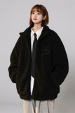 XZ213-MY45-P128控148外套冬季刺绣羊羔毛高品质重磅美式棉服，男装棉衣，星座213