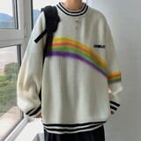 XZ213-19MY08-P88控108彩虹毛衣加厚品质主推差价足爆！，男装针织衫/毛衣，星座213
