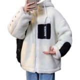 MY18-P148控168加厚羊羔毛连帽棉衣高品质棉服，男装棉衣，星座213