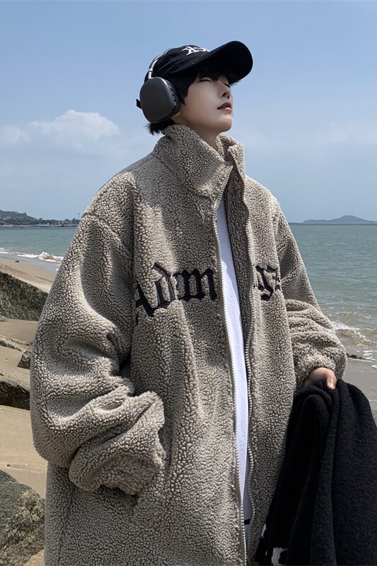 XZ213-MY39-P138控158港风大码刺绣夹棉加厚刺绣十字架立领棉服,男装棉衣,星座213