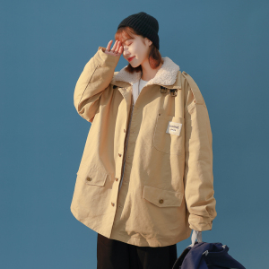 XZ213-MY10-P128控168假两件羊羔毛棉服 主推差价足，数据好！图片