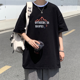 XZ213-19D113-P25控38大码创意印花宽松T恤潮流男短袖，男装T恤，星座213