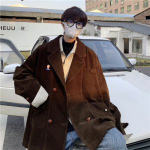XZ213-19XZ07-P108控128大码纯色西服休闲宽松