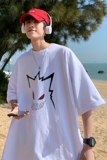 XZ213-T173-P25控38夏季大码印花T恤圆领卡通短袖，男装T恤，星座213