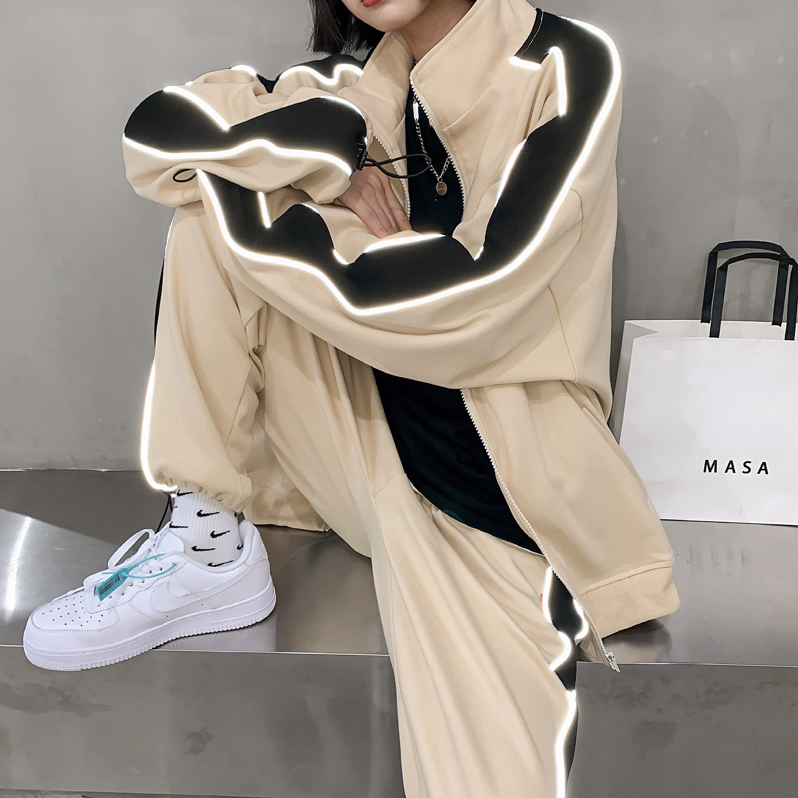 秋季主推套装男加肥加大码运动卫衣XZ213-19TZ01-P108,男装休闲套装,星座213