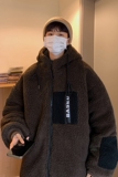 MY18-P148控168加厚羊羔毛连帽棉衣高品质棉服，男装棉衣，星座213