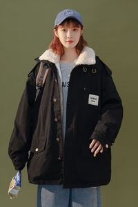 XZ213-MY10-P128控168假两件羊羔毛棉服 主推差价足，数据好！图片