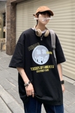 XZ213-19D72-P25控38大码印花笑脸T恤夏季趣味青少年，男装T恤，星座213