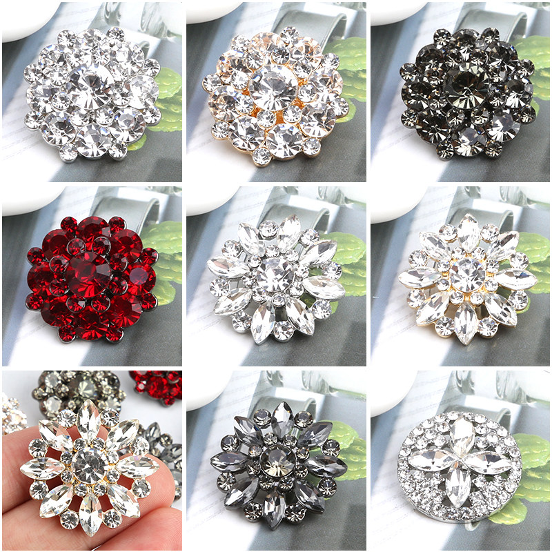 纽扣水钻扣高档大衣外套风衣金属扣水晶扣子百搭时尚装饰辅料钮扣,居家布艺,纽扣,淘宝优惠券,粉丝福利购,淘宝优惠卷