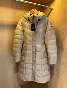 女士长款带帽绗缝显瘦收腰羽绒大衣风衣90绒冬季保暖羽绒服羽绒被