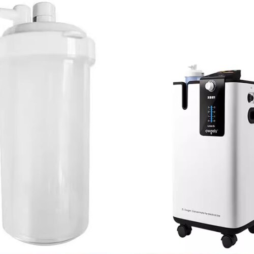 原装欧格斯owgels制氧机5L氧气机湿化水杯配件3L机湿化瓶