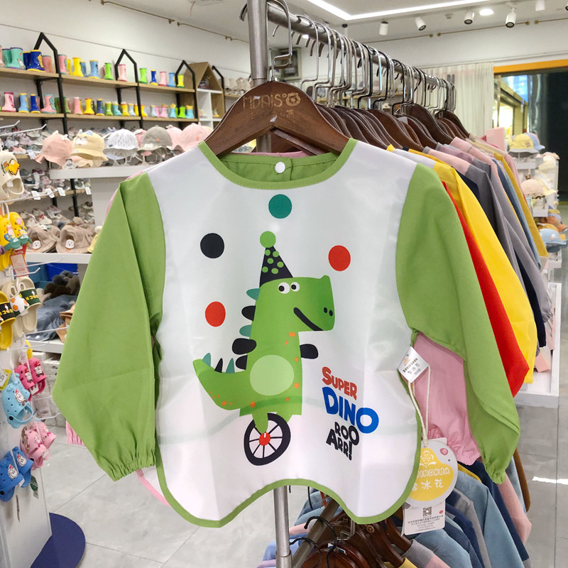 男女儿童罩衣宝宝吃饭防水耐脏围兜反穿衣可水洗幼儿园卡通饭兜秋,童装/婴儿装/亲子装,反穿衣/罩衣,淘宝优惠券,粉丝福利购,淘宝优惠卷