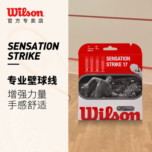 Wilson威尔胜壁壁球拍线舒适缓震