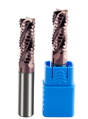 欧洲波刃粗皮铣刀PTHK60度钨钢刀6-20mm-4F钨钢涂层波纹立铣刀