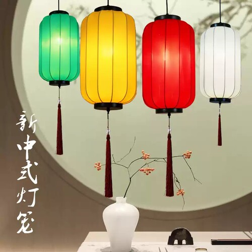 新中式发光悬挂仿古宫灯餐厅节日