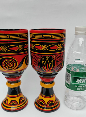 凉山彝族525酒杯装一瓶啤酒酒杯
