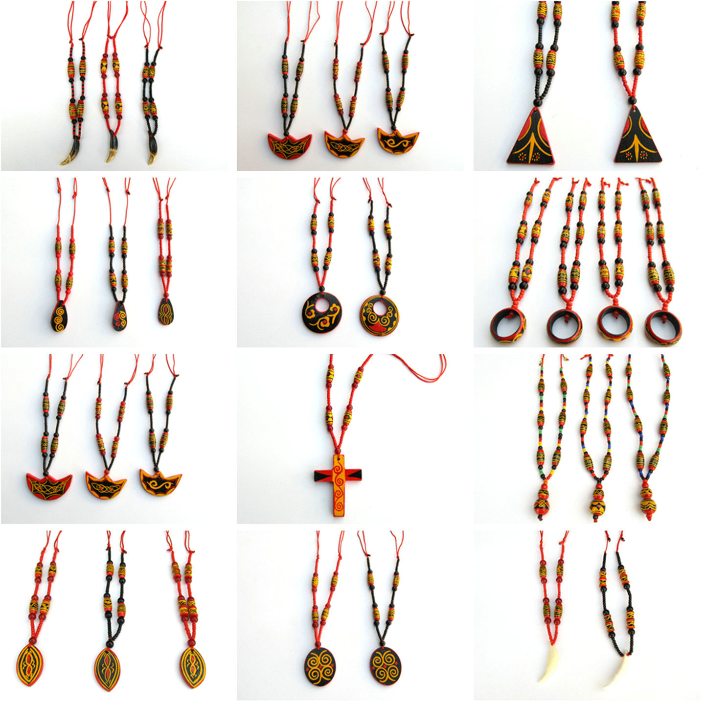 凉山彝族漆器饰品民族风饰品手工