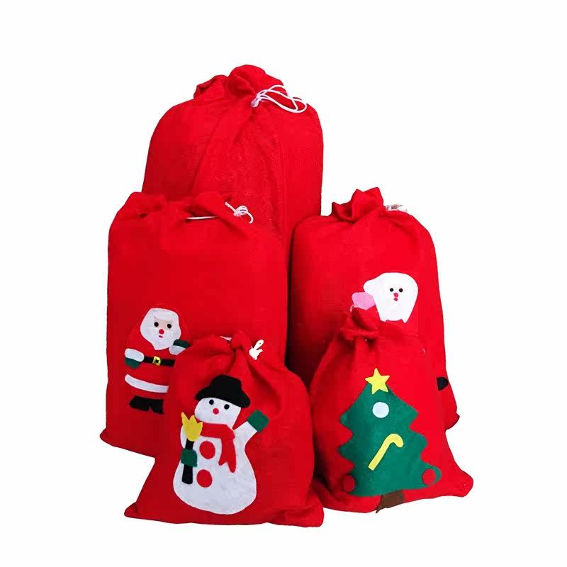 santa claus bag christmas eve gift bag圣诞老人袋子礼物袋