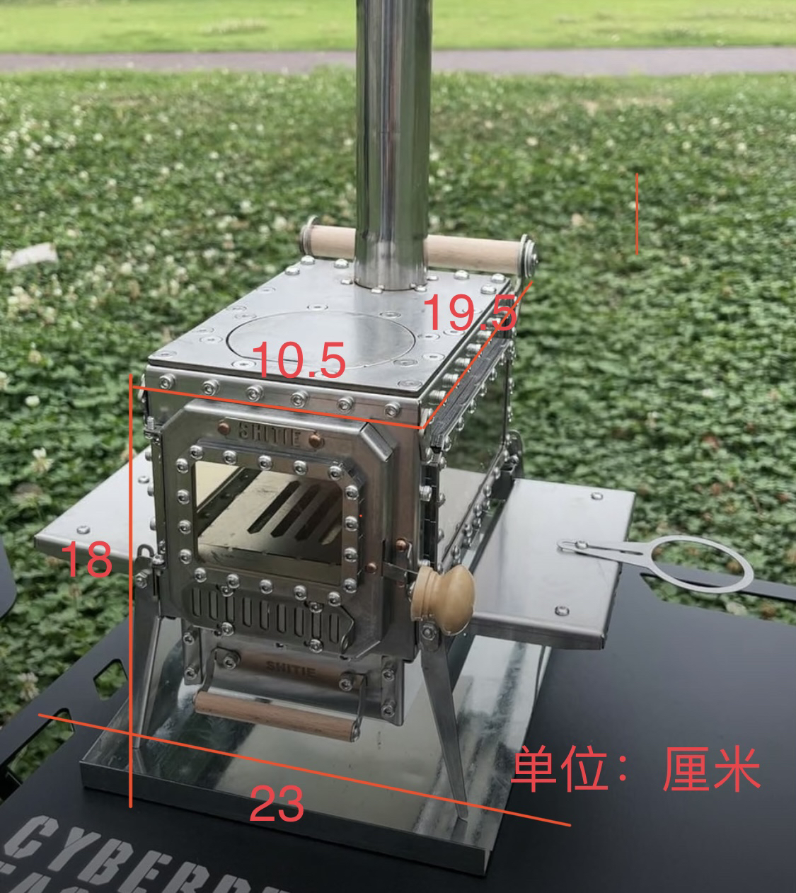 拾铁迷你柴火炉 悍马迷你炉柴火炉户外帐篷柴火炉 小炉子氛围露营