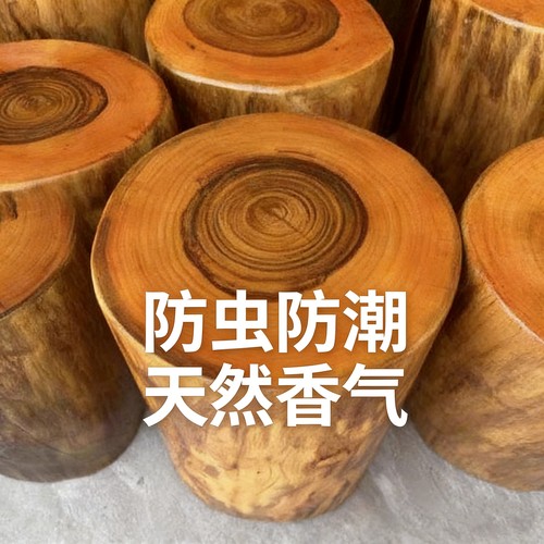 香樟木墩树墩凳子实木墩子根雕原木树桩木桩底座茶几茶桌圆木凳子
