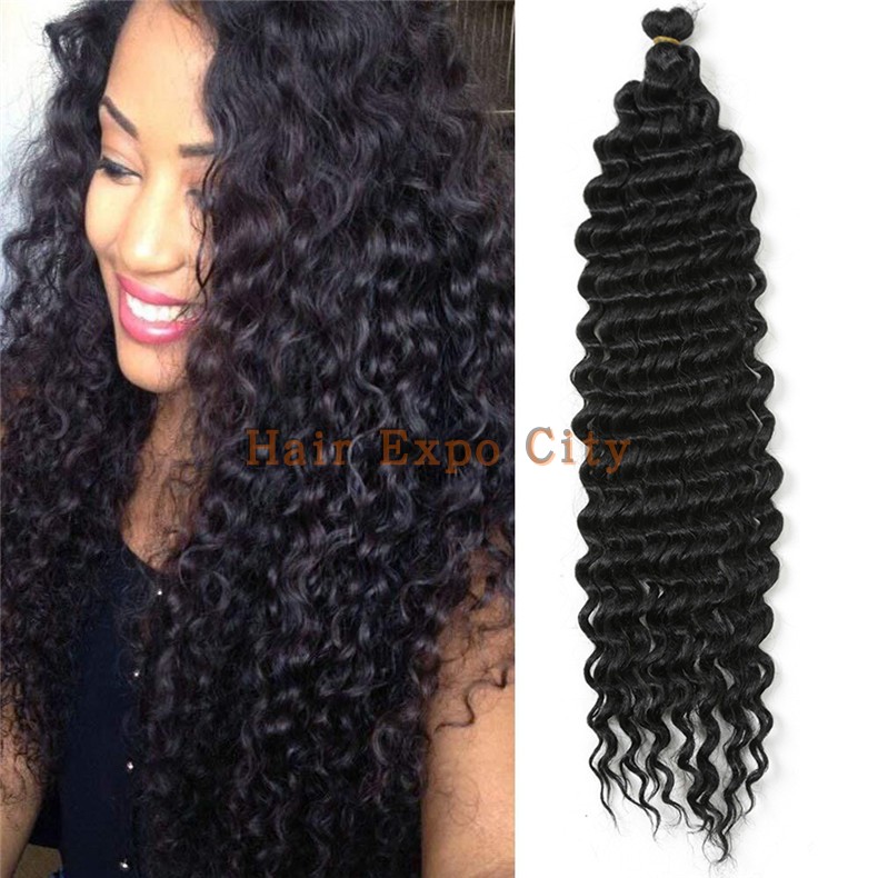 拉美卷白人假发Pre Stretched Crochet Deep Twist Hair 22-28