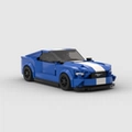 Mustang [Blue] Bag + Paper Drawing