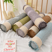 颈椎全荞麦壳小枕头护颈椎助睡眠单人圆柱颈椎硬枕睡觉专用枕一对