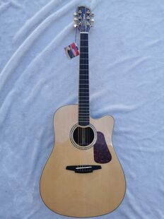 拉维斯品牌41寸单板吉他民谣吉他玫瑰木云杉面单